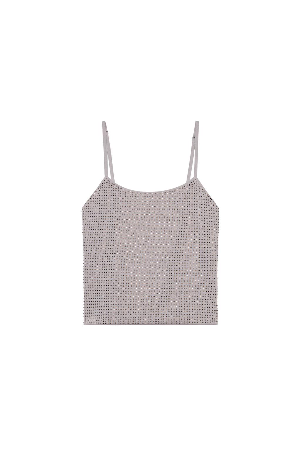 SPARKLY STRAP TOP - image 3