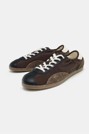 COMBINATION TRAINERS - Brown by Zara - Image 1