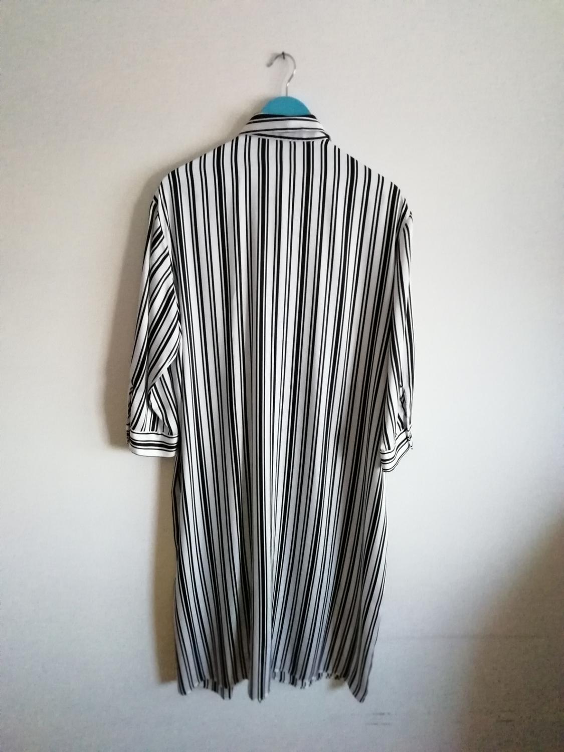 STRIPED SHIRT DRESS - Image 2