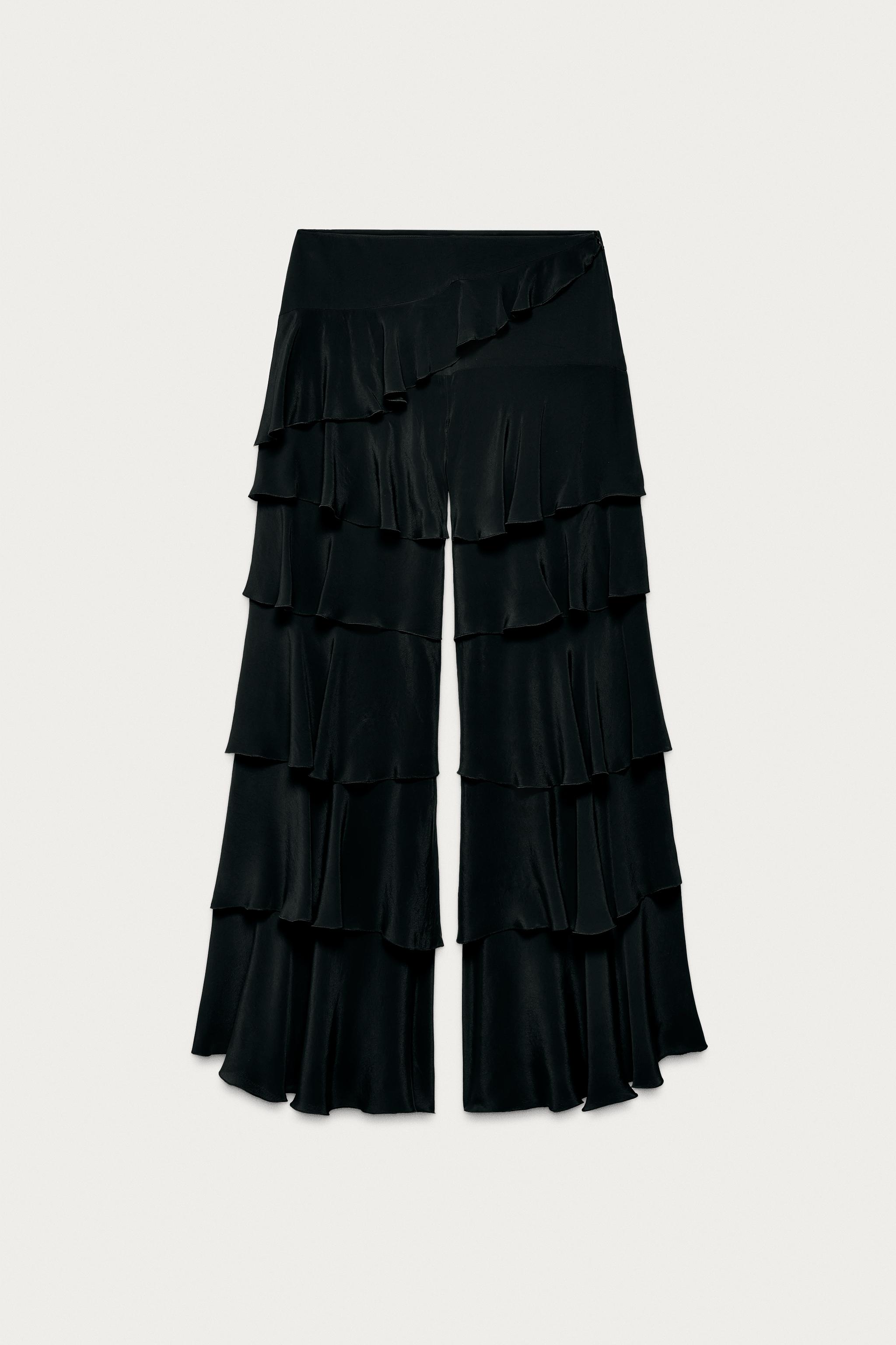 Женские брюки Zara RUFFLED PANTS MARISA BERENSON X
