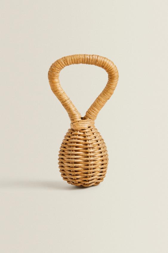 CHILDREN’S RATTAN RATTLE - Light beige | ZARA Turkey