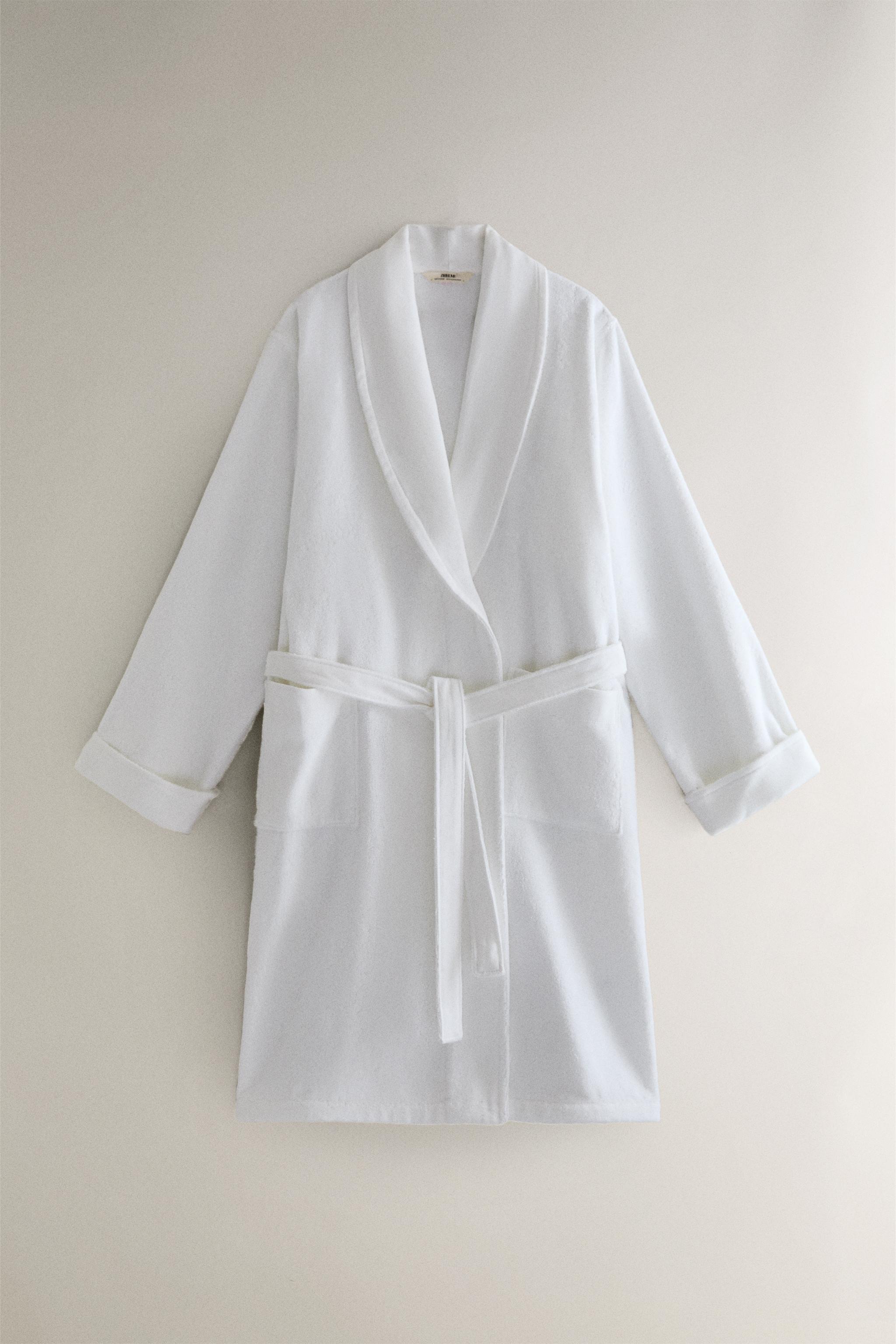 PEIGNOIR COTON TISSU APPLIQUÉ