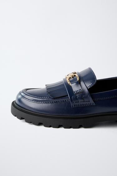 FRINGED LOAFERS - Blue by Zara - Image 5