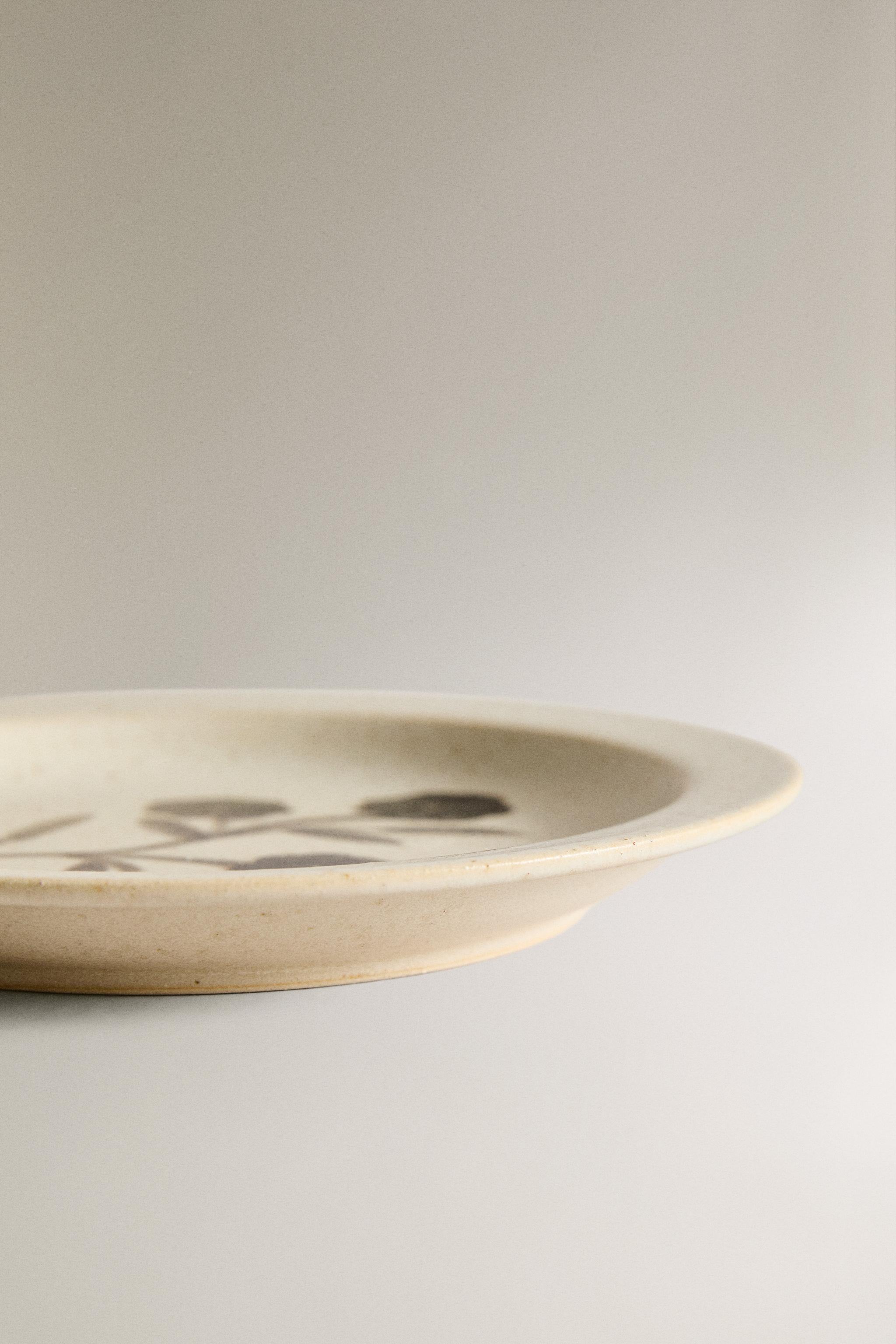 MINI FLORAL STONEWARE PLATE