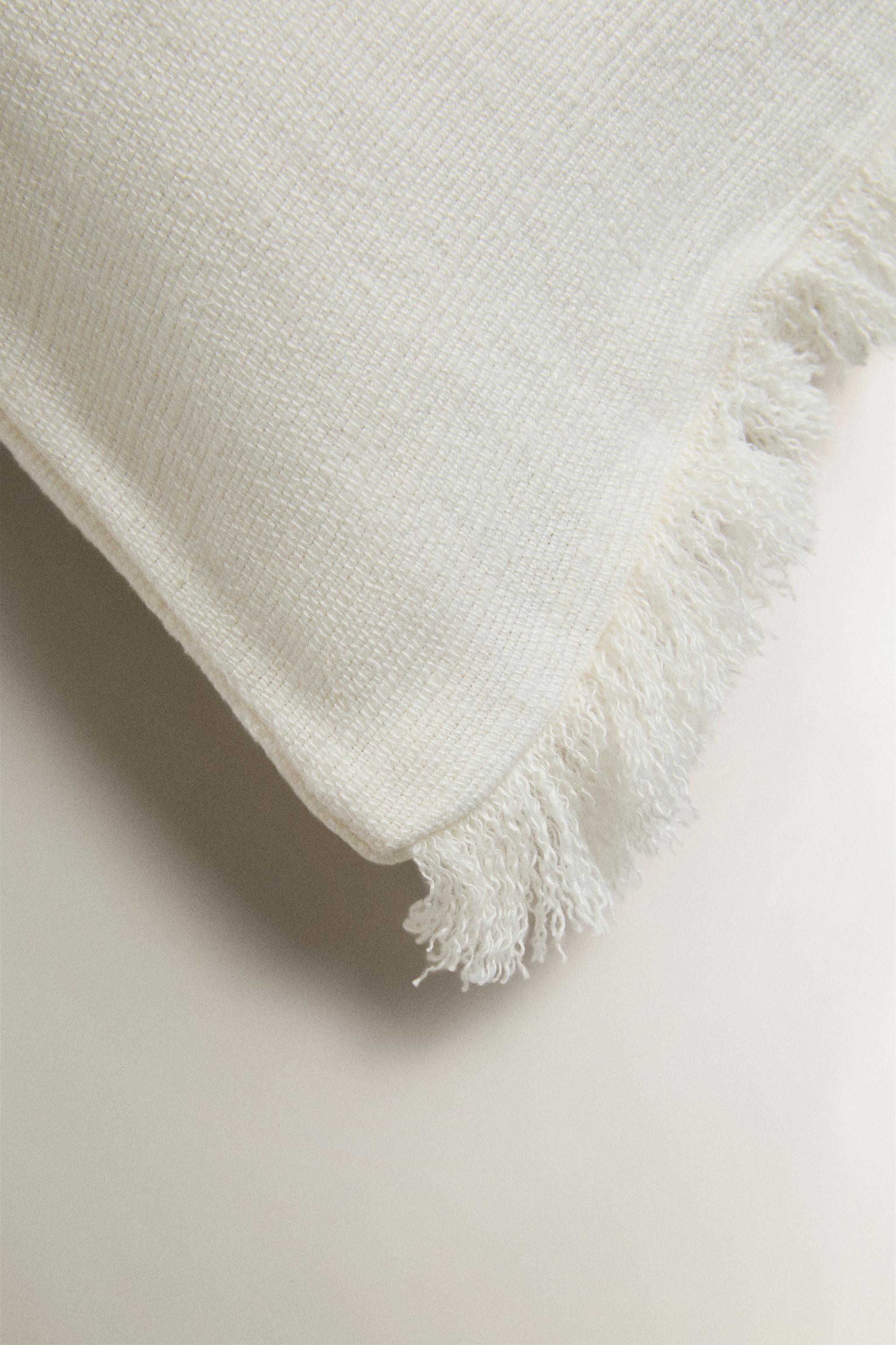 HEAVY LINEN THROW PILLOW COVER