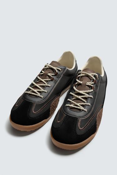 RETRO STYLE TRAINERS - Black by Zara - Image 4