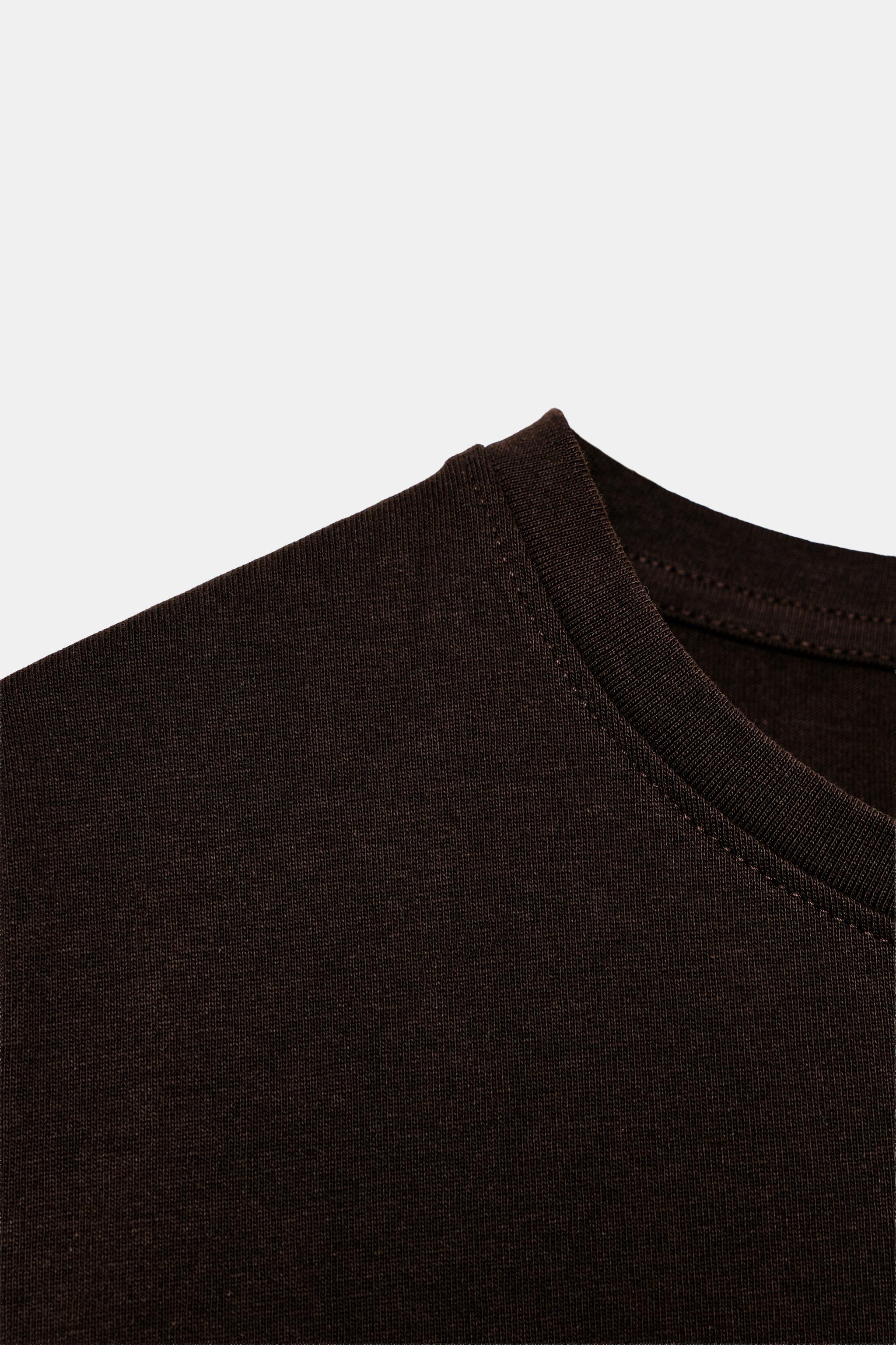 RUSTİK PAMUKLU T-SHIRT - Görsel 7