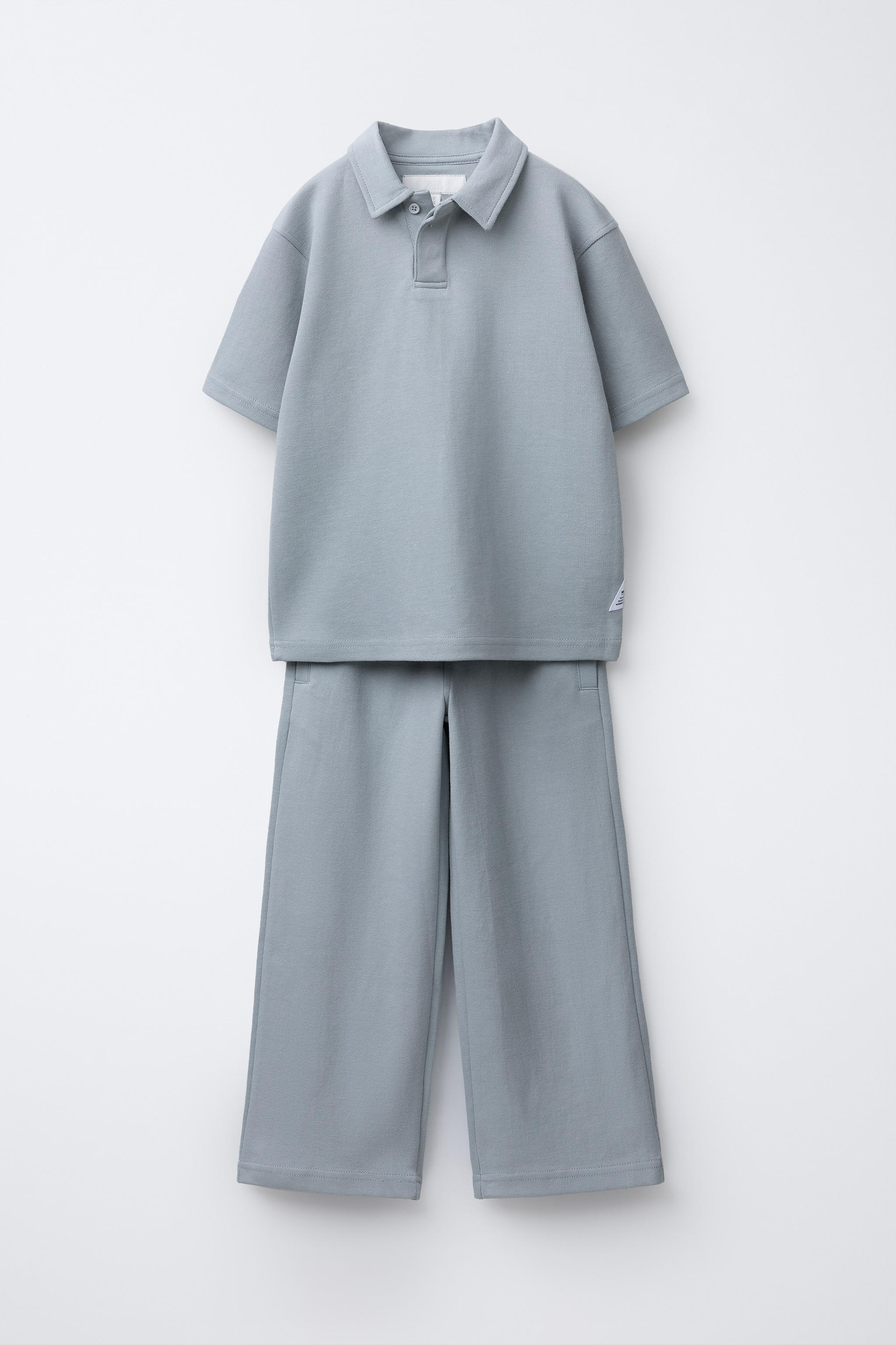 ENSEMBLE INTERLOCK PIQUÉ POLO ET PANTALON