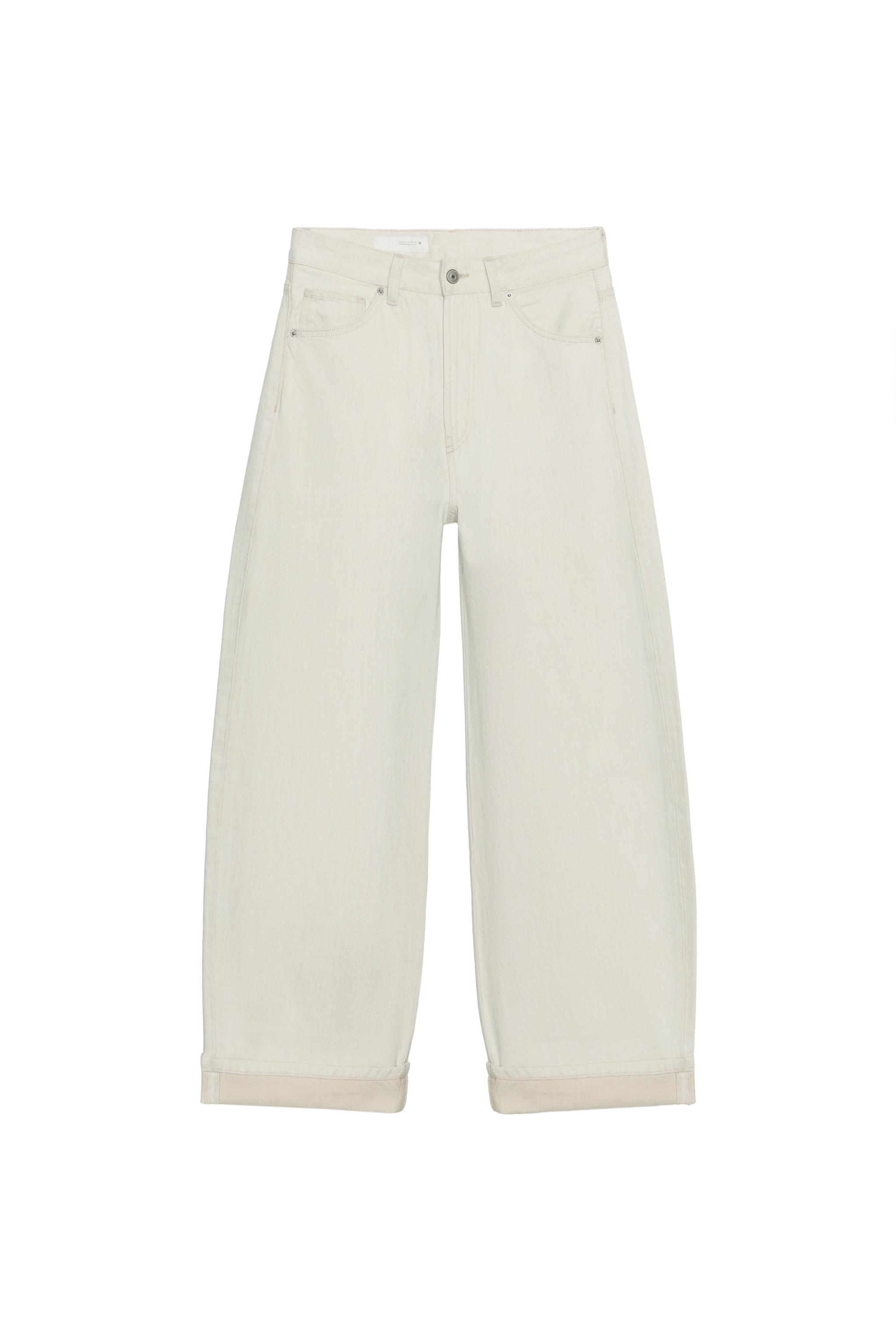 JEANS TRF BAGGY FOLDED TIRO MEDIO