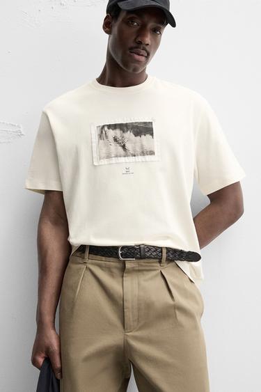 T-SHIRT IMPRIMÉ PHOTOGRAPHIQUE CAMBRIDGE © - Blanc cassé de Zara - Image 4
