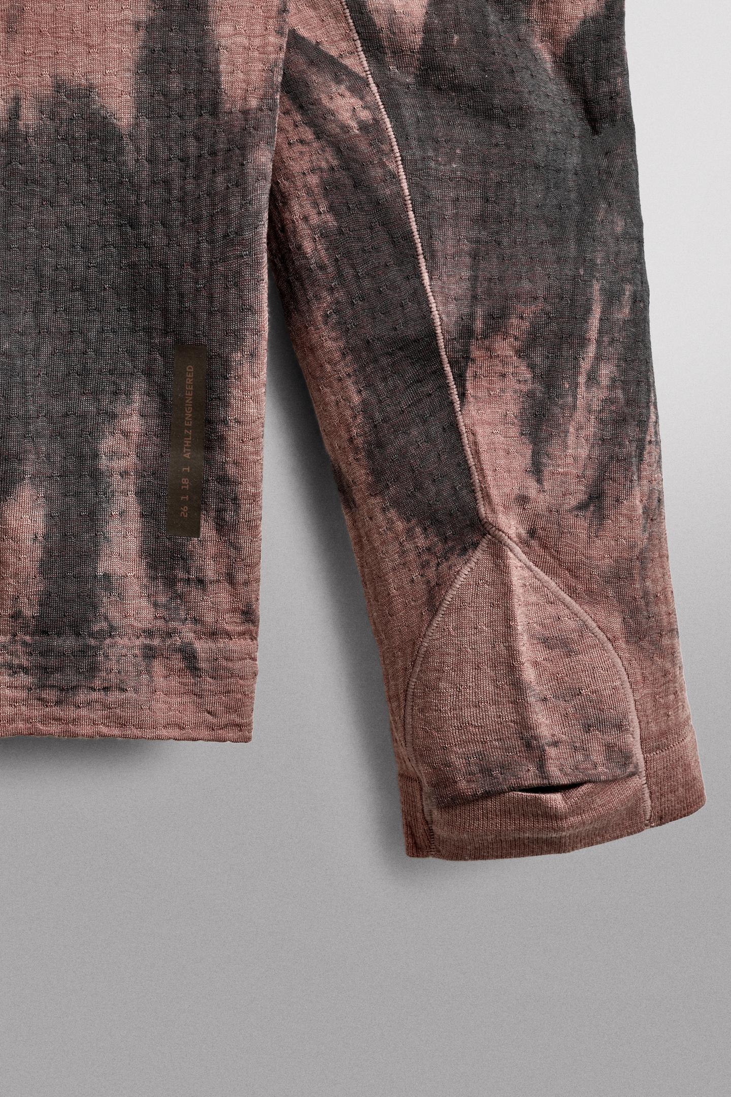 Мужская футболка Zara Technical Wool-Blend Graphic, цвет: Pinks — фото 9