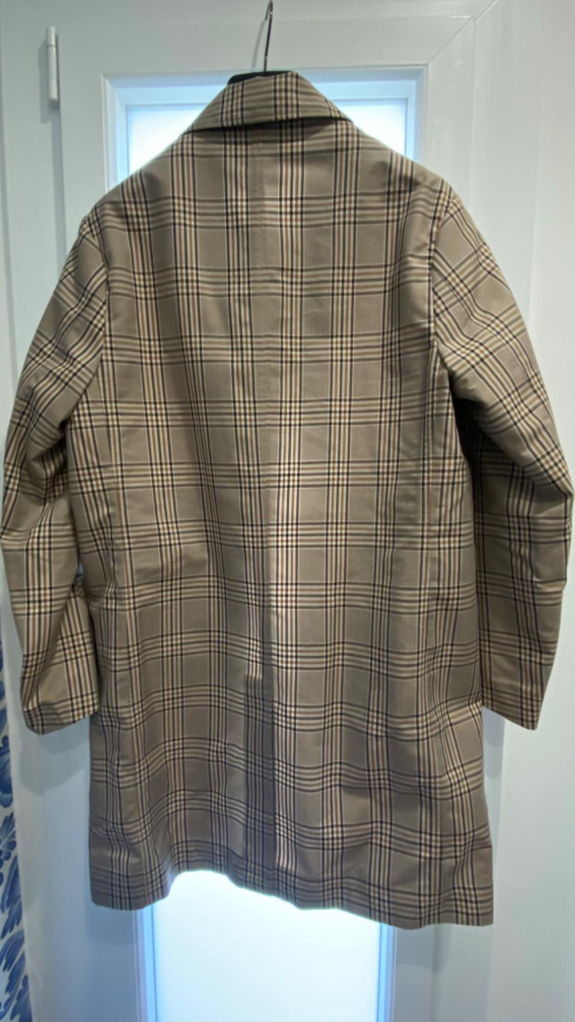CHECKED TRENCH COAT - Image 2