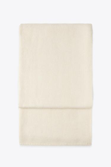 Zara BASIC SCARF - Ecru