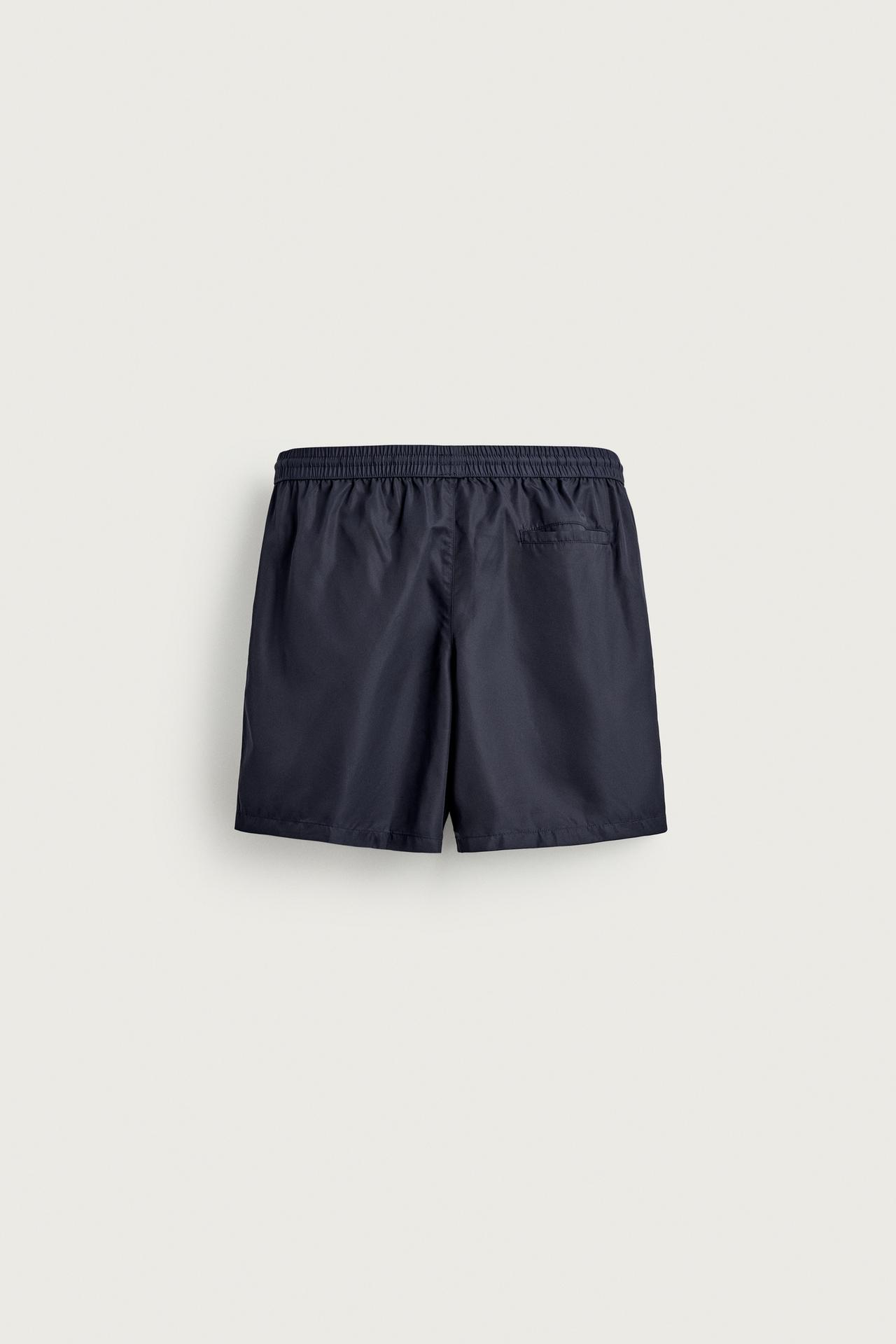 AARON LEVINE X ZARA LONG SWIMSUIT — Navy blue