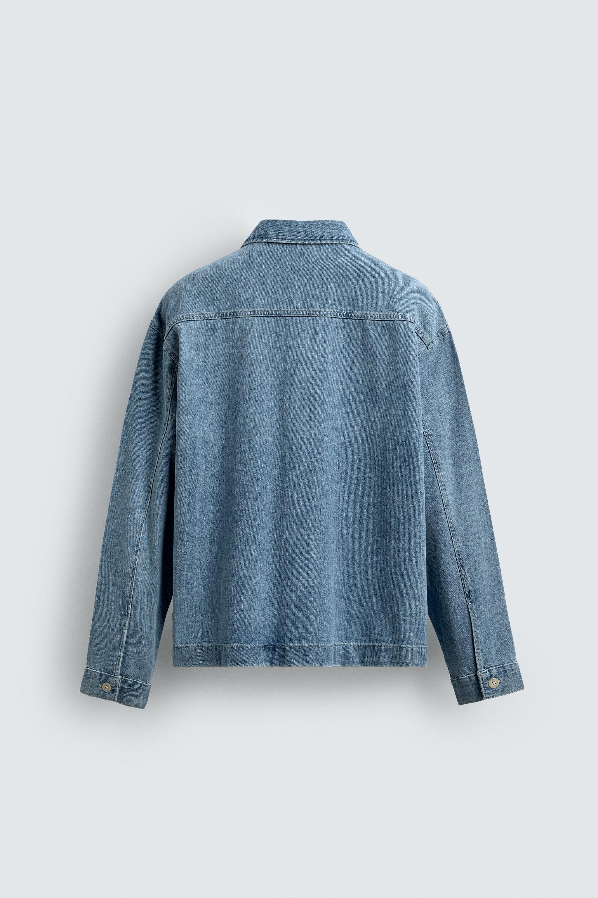 CHEMISE EN JEAN COUPE BOXY