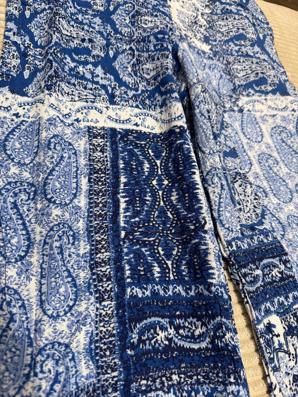 PRINTED WIDE LEG PANTS - Image 2