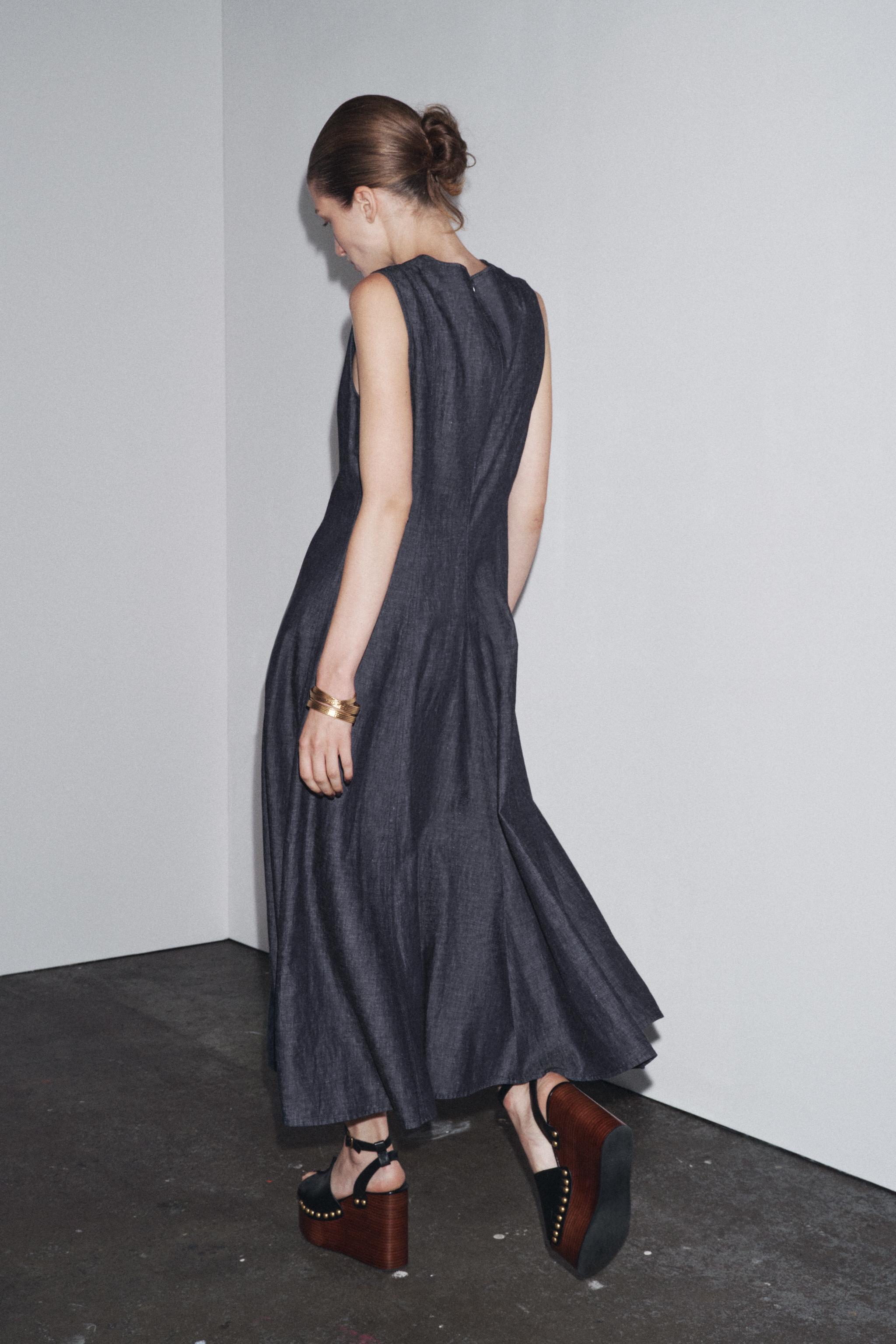 ROBE MI-LONGUE EN DENIM ZW COLLECTION