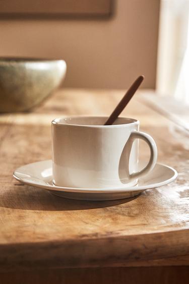 TASSE À THÉ GRÈS - Blanc de Zara - Image 5