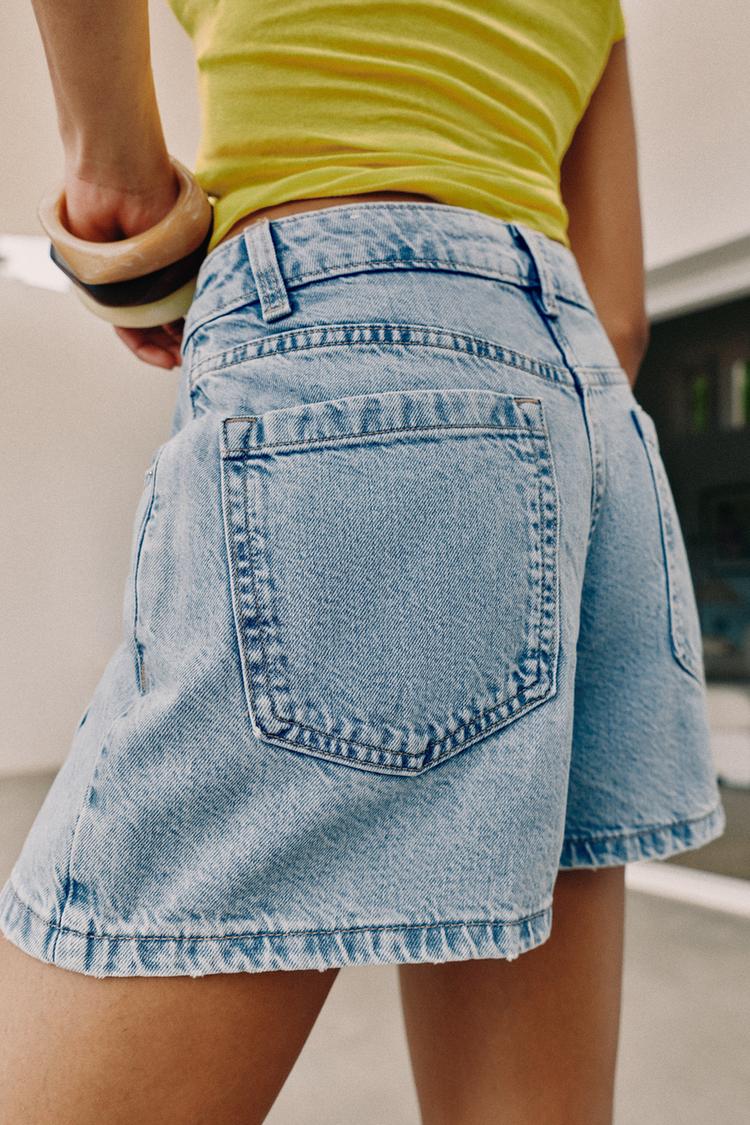 FALDA PANTALÓN DE MEZCLILLA ENVOLVENTE Z1975 5
