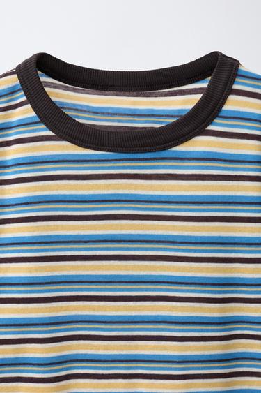 T-SHIRT À RAYURES - Multicolore de Zara - Image 2