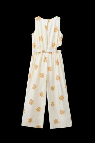 LANGER SOLES CUT-OUT-OVERALL - Cremefarben von Zara