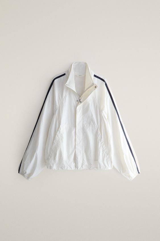CONTRAST-TRIM CARDIGAN - White by Zara - Image 0