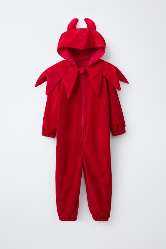 MONO DISFRAZ DEMONIO - Rojo de Zara - Imagen 0