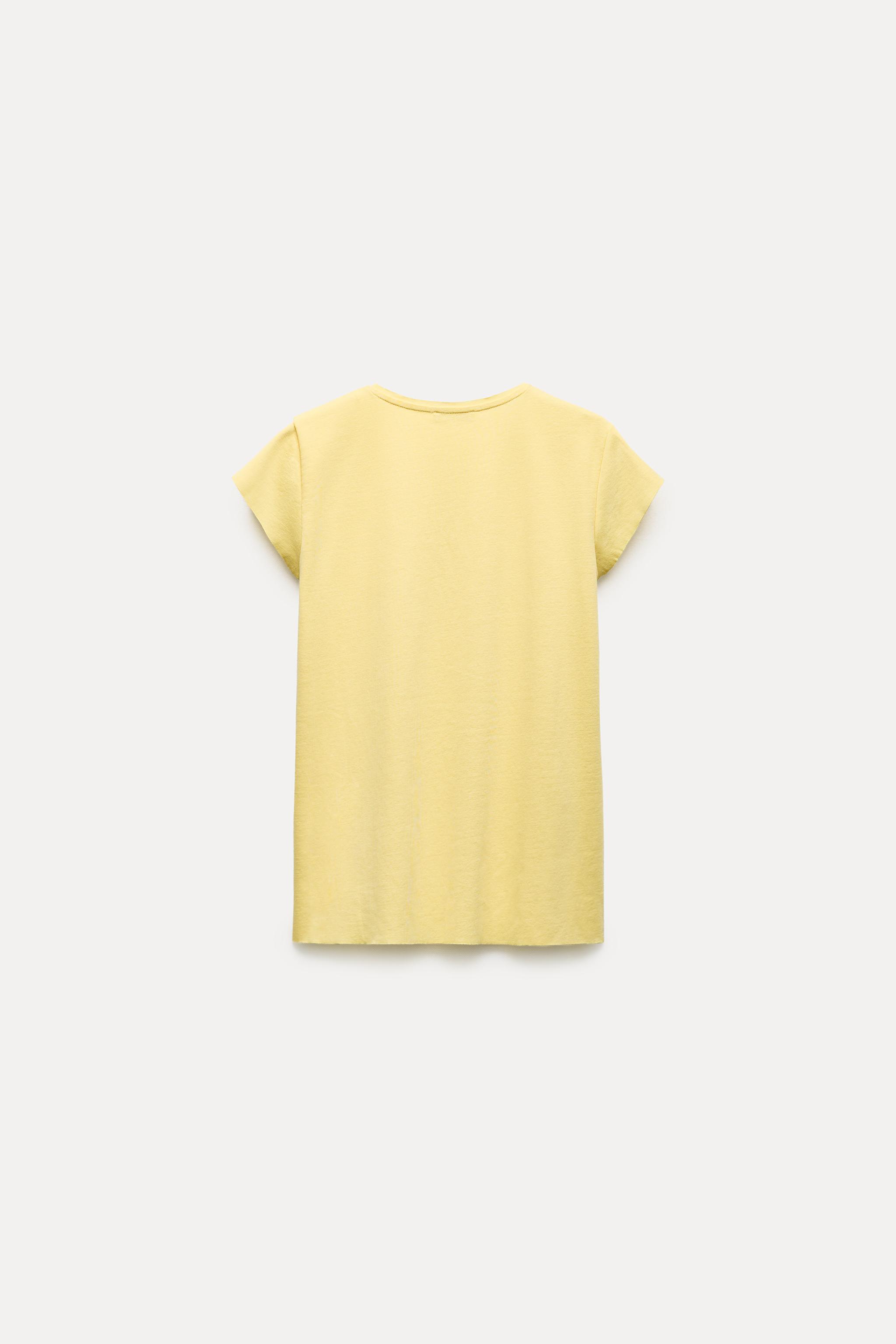 コレクション zara vネックtシャツ 透ける