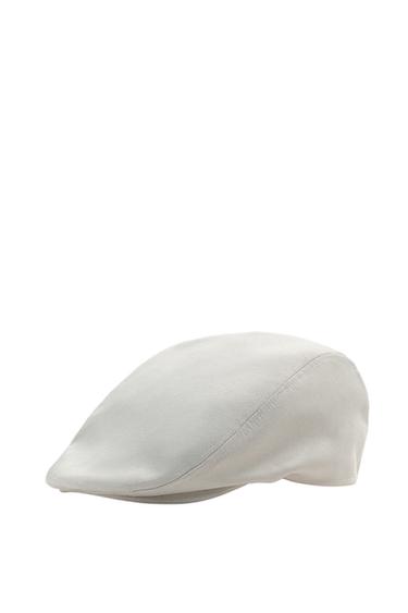 WOOL BLEND BERET - Ecru by Zara