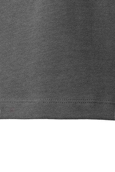 HEAVYWEIGHT EMBROIDERED T-SHIRT - Anthracite grey by Zara