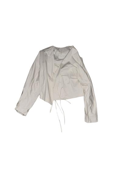 VESTE SURPIQÛRE BLANC CRÈME