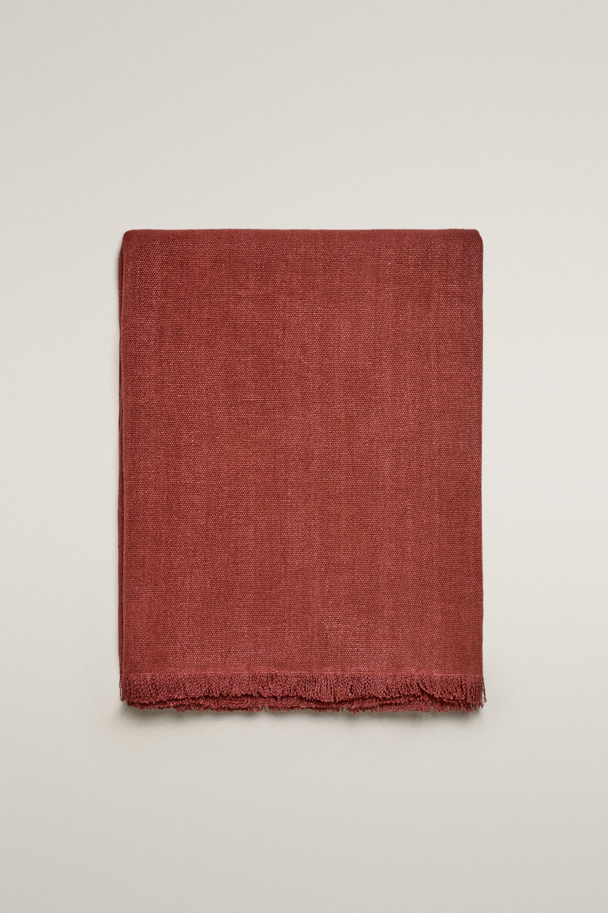 COUVERTURE LIN FRANGES