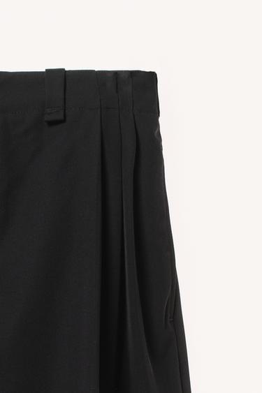 SHORT PLISSÉ 100% LAINE WILLY CHAVARRIA X ZARA - Noir de Zara - Image 5