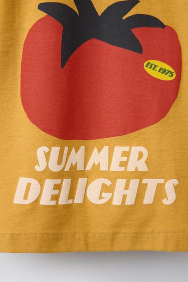 TOMATO HEAVY WEIGHT T-SHIRT - Mustard by Zara - Image 2