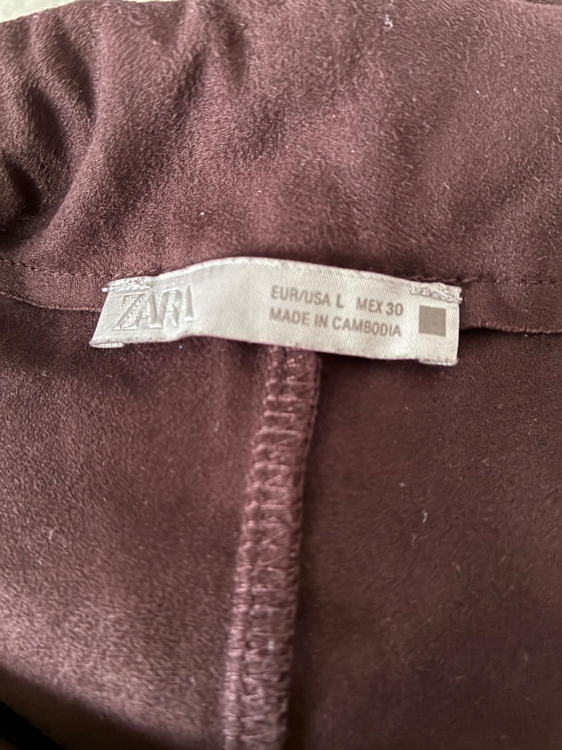 FAUX SUEDE TROUSERS - Image 2