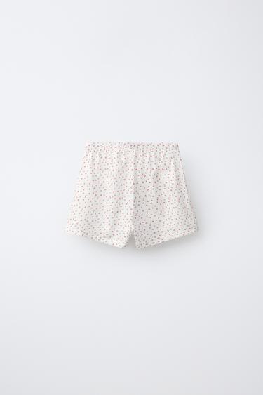 AGES 6-14 / FLORAL TEXT PYJAMAS - White / Red by Zara - Image 4