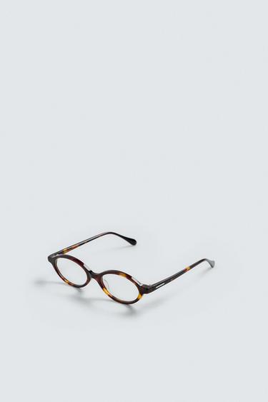 OVAL GLASSES - Tortoiseshell by Zara - Image 4