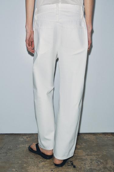 JEAN ZW COLLECTION ANKLE RELAXED TAILLE NORMALE - Blanc de Zara - Image 2