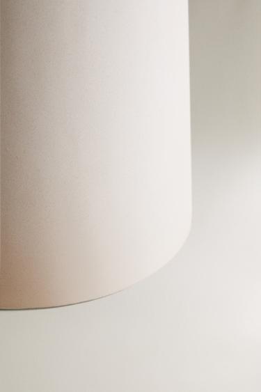 ROUND OUTDOOR CEMENT TABLE - Oyster-white by Zara - Image 2