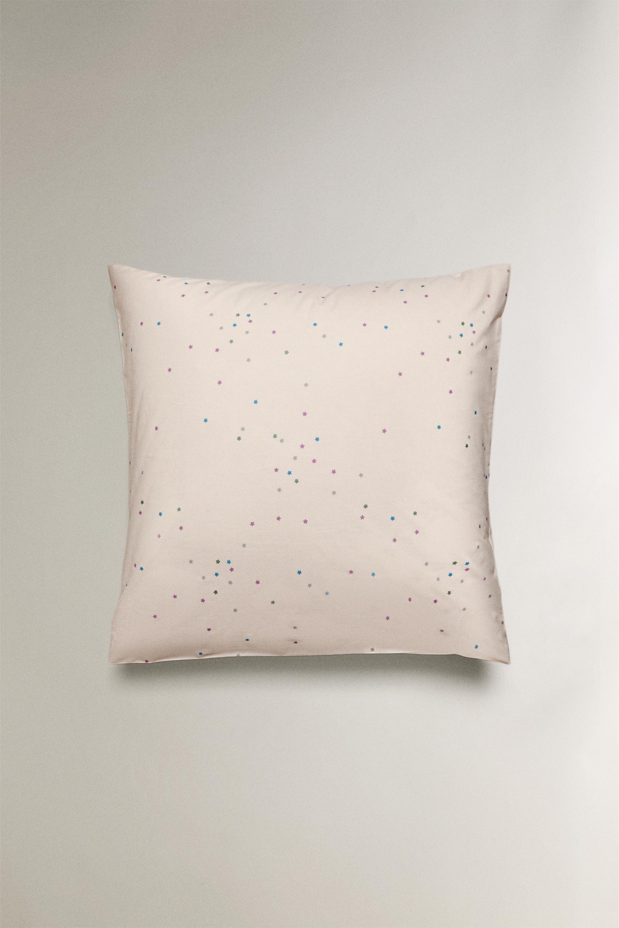 TAIE D’OREILLER ENFANT COTON ÉTOILES