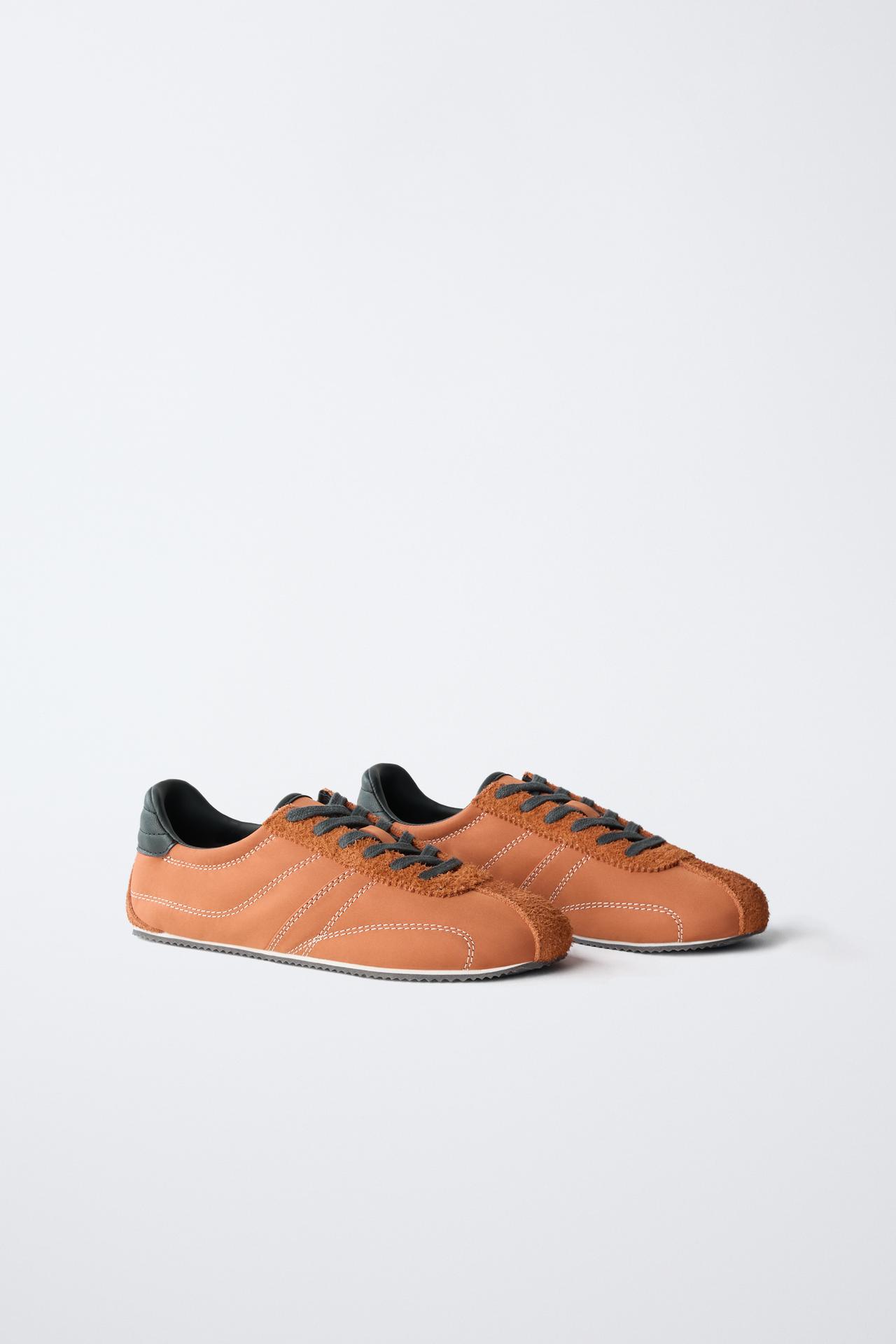 SLIM SOLE SNEAKERS — Orange