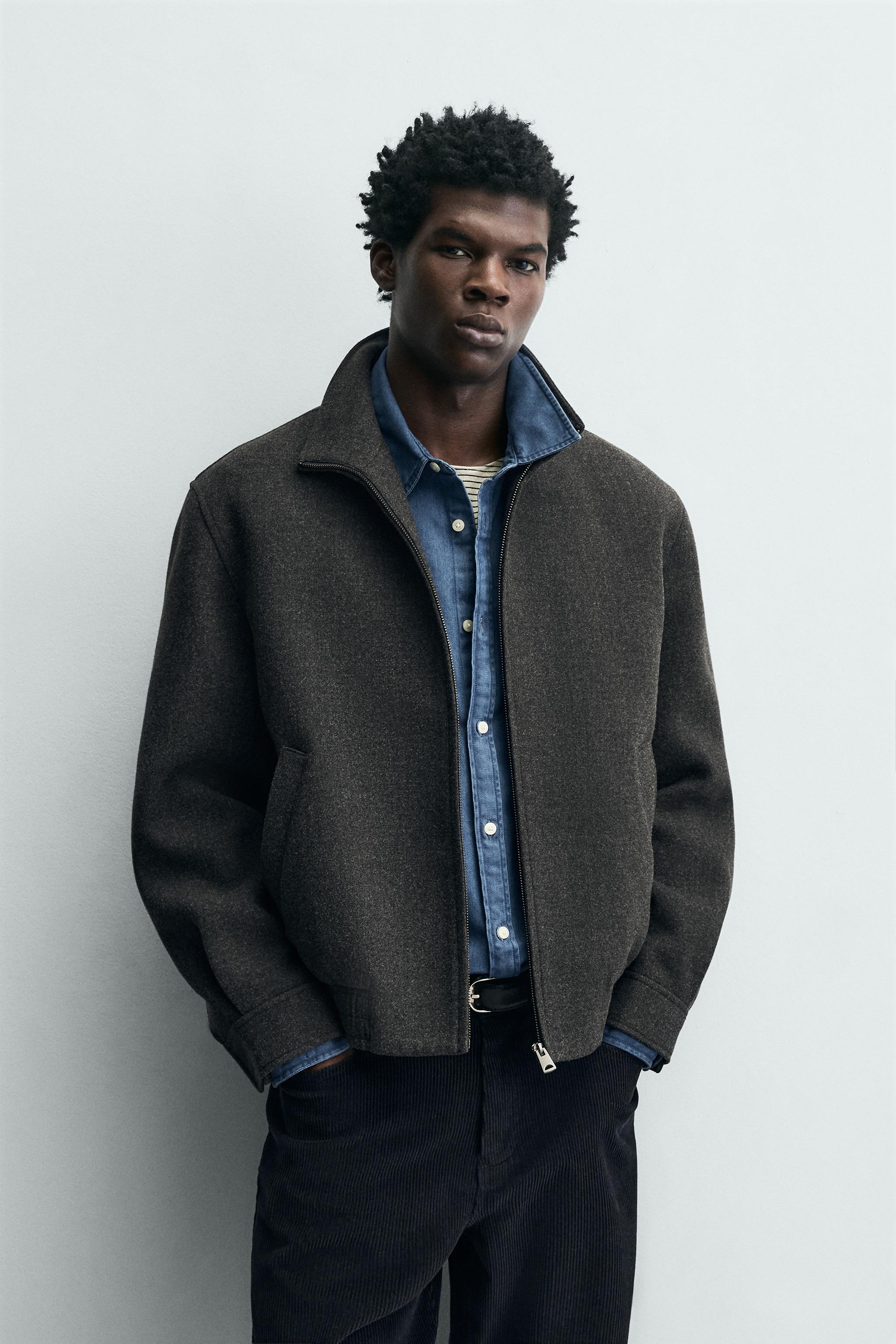 BLOUSON EN DRAP À ZIP