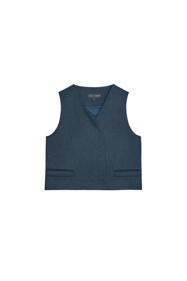 ZW COLLECTION DOUBLE-BREASTED VEST