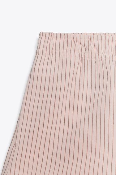 MINI STRIPE SHORTS - Peach by Zara - Image 7