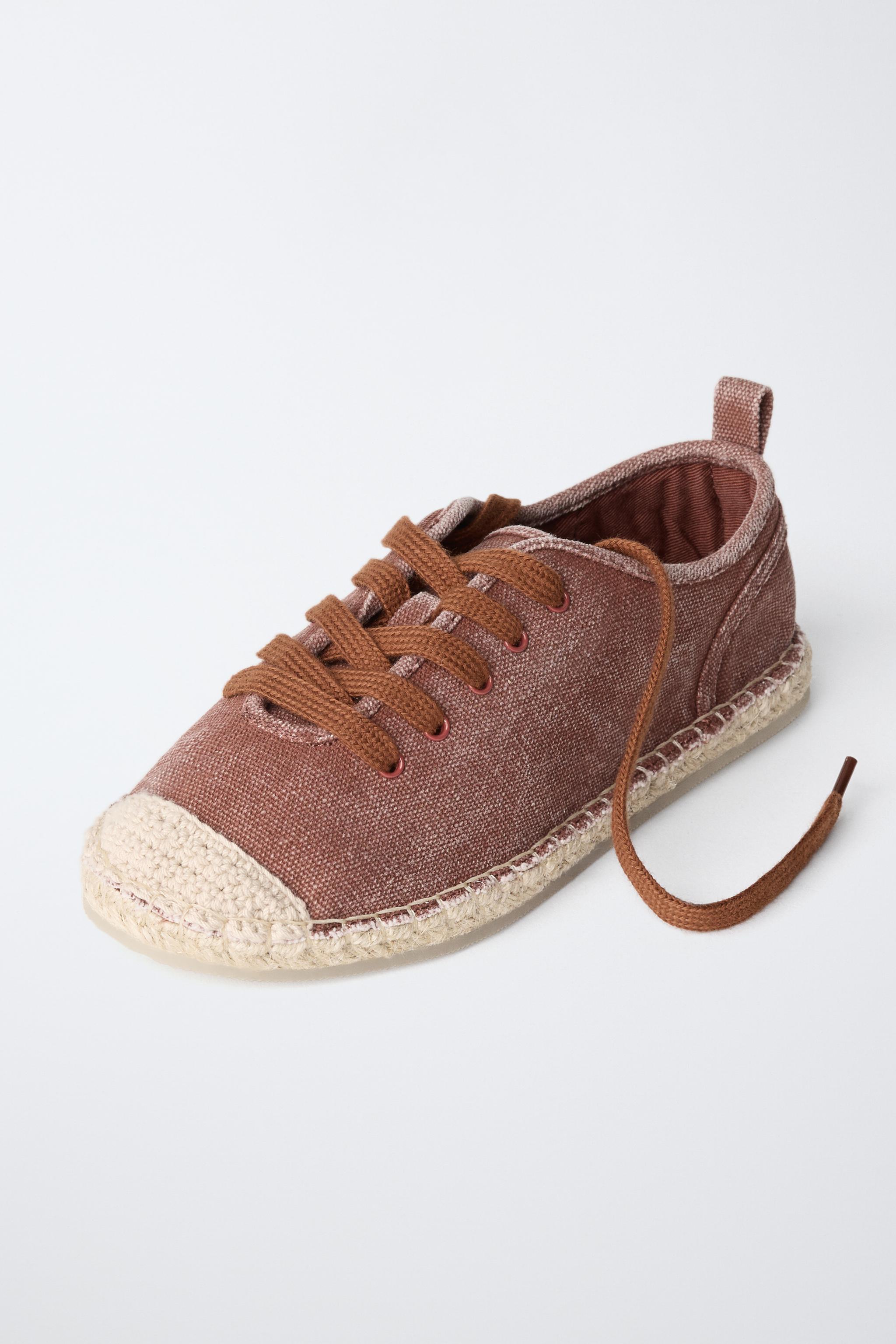 Детские кроссовки Zara STORIESZ - DENIM SNEAKERS — фото 3