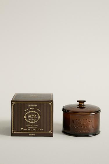 (350 G) ΑΡΩΜΑΤΙΚΟ ΚΕΡΙ SALTED CARAMEL - Κρεμ του Zara