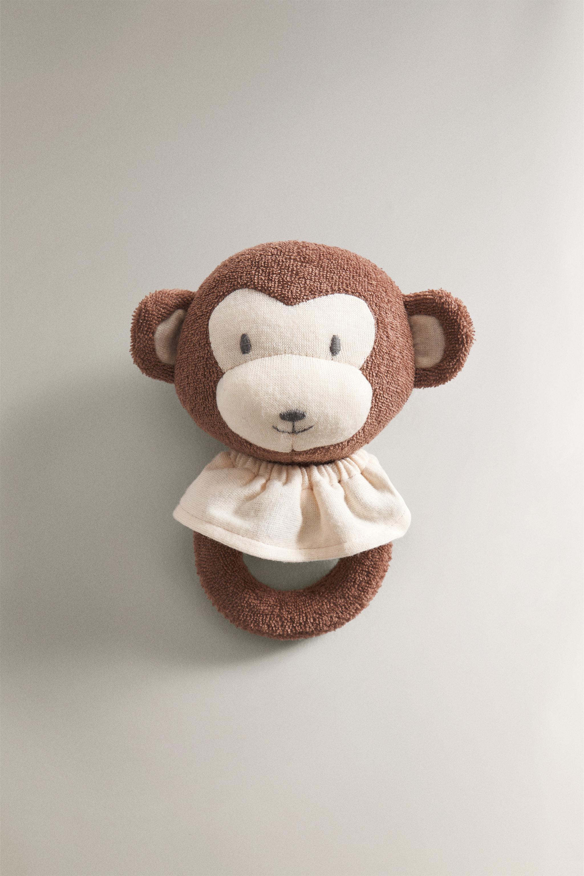 キッズ サル ラトル ぬいぐるみ - ブラウン | ZARA Japan / 日本