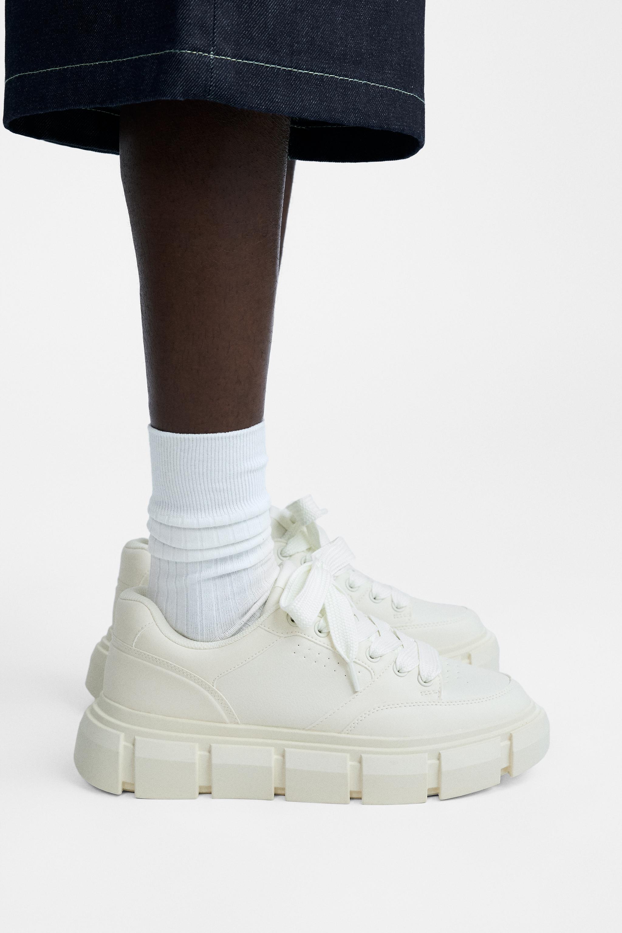 TRAINERS WITH CHUNKY SOLE White ZARA United Kingdom