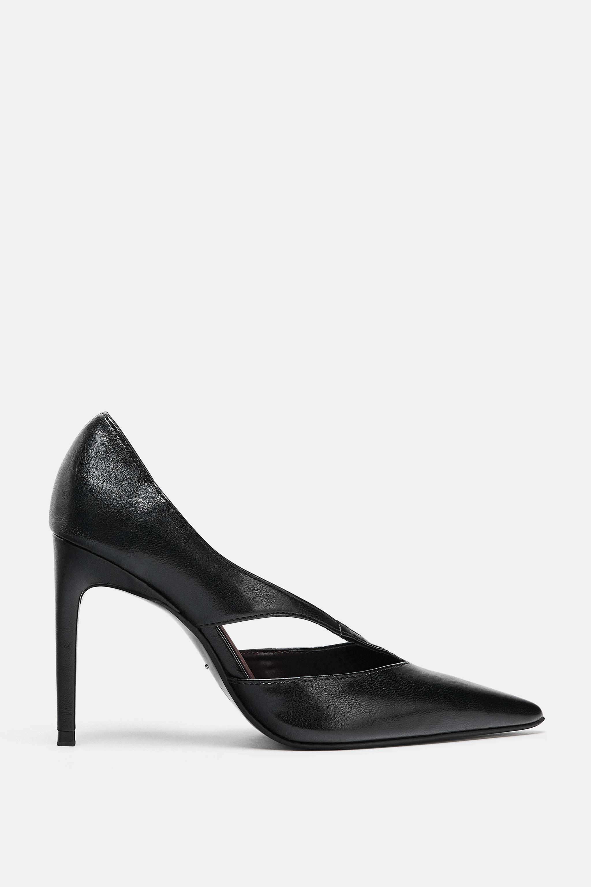 ASYMMETRICAL HEELS Black ZARA United States