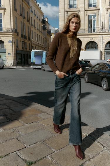 JERSEY CON LANA Y ALPACA - Marrón de Zara - Imagen 0